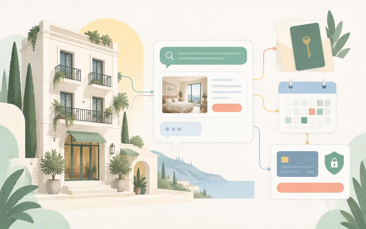 Visibilidade sem reservabilidade: o que o checkout de hotel na IA do Google significa para hotéis independentes